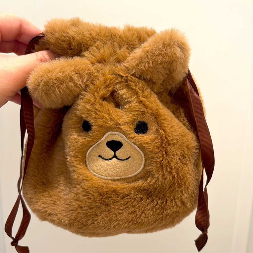 3 for$10-Cute bear draw sack bag/makeup bag/travel bag